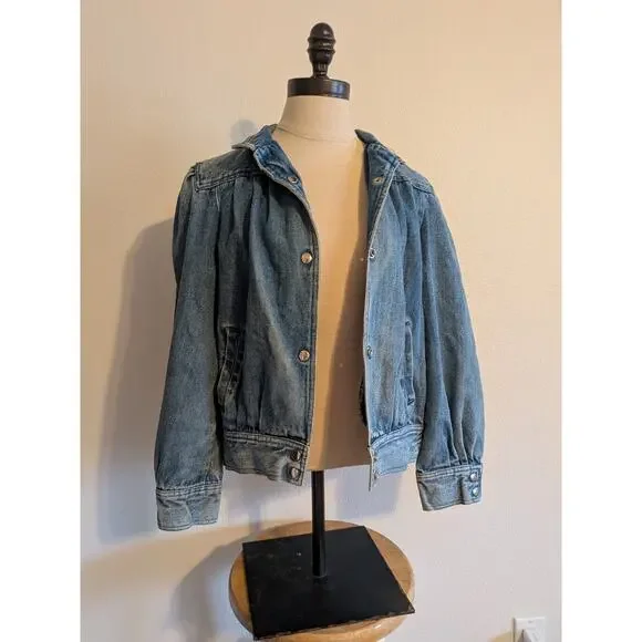 Latitudes 100% cotton denim jacket size M - Picture 1 of 7